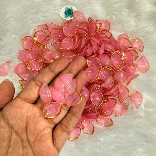 Acrylic Flower Petals - Pink