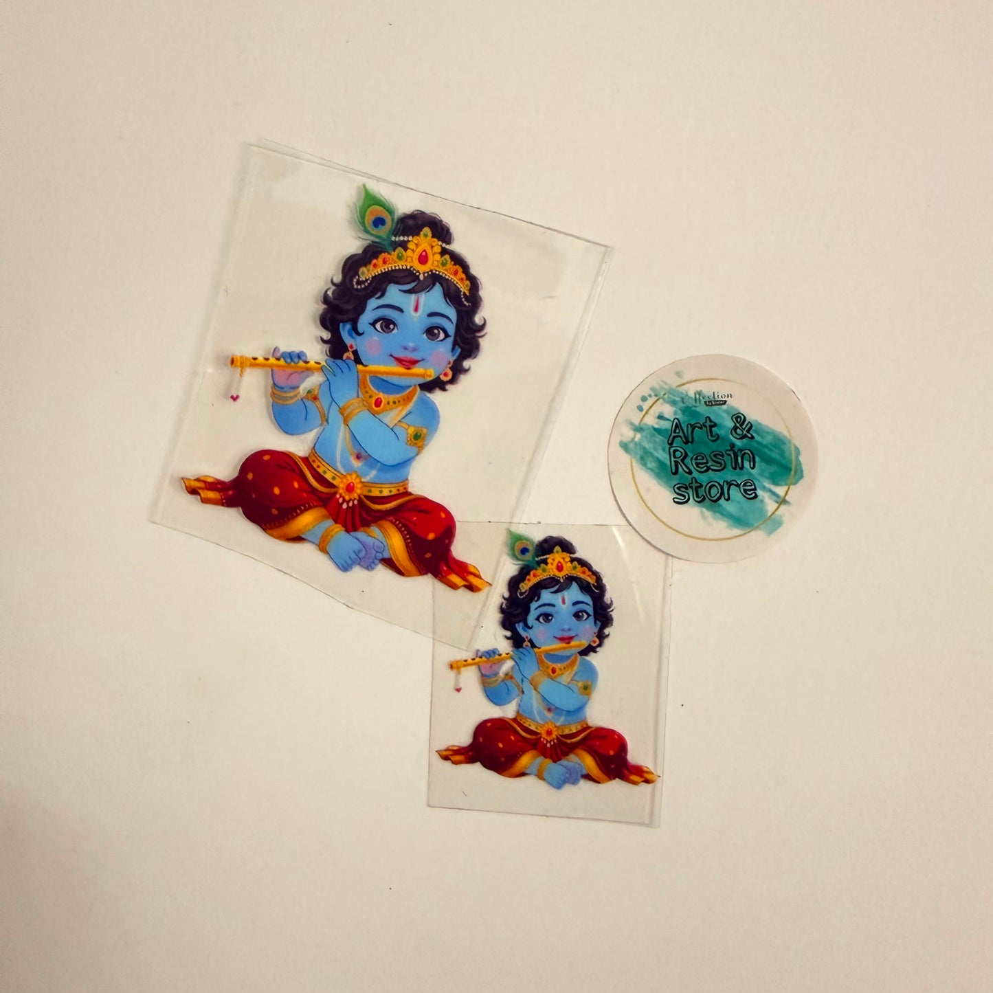 UV DTF stickers - Krishna Ji