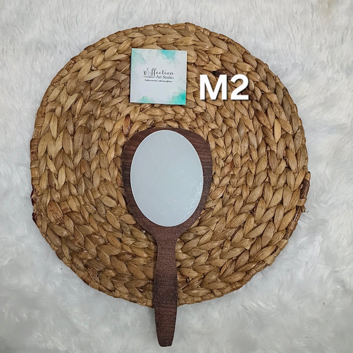 Wooden Hand Mirror