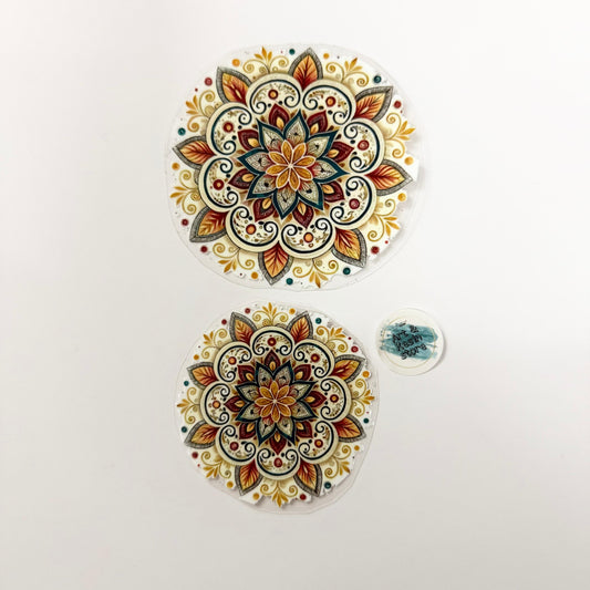 Mandala DTF stickers - D1
