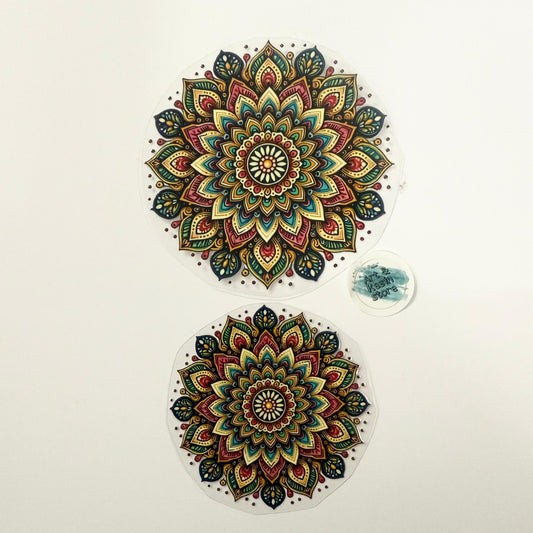 Mandala DTF stickers  - D3