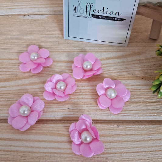 Pink Fabric flowers