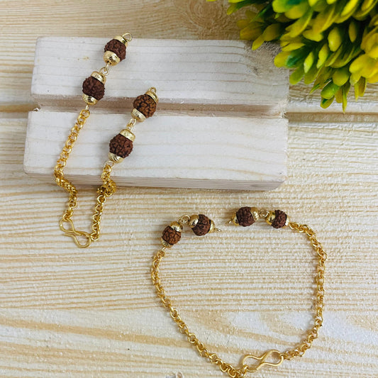 Rudaraksh bracelet chain