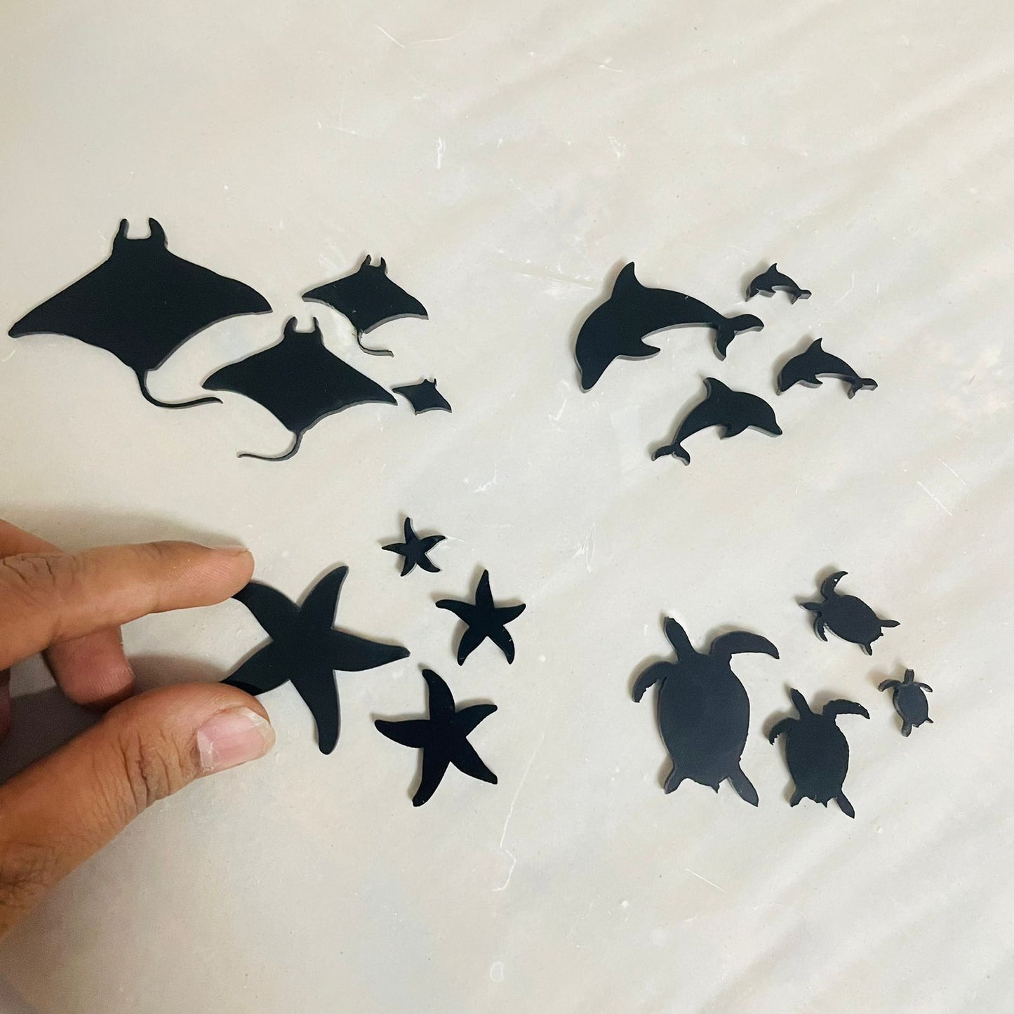 Sea Themed Acrylic Set Cut-Outs