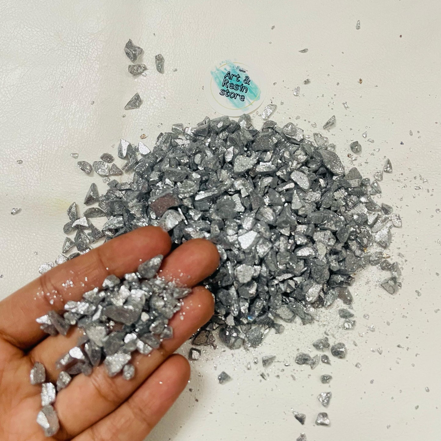 Silver Platted Granules