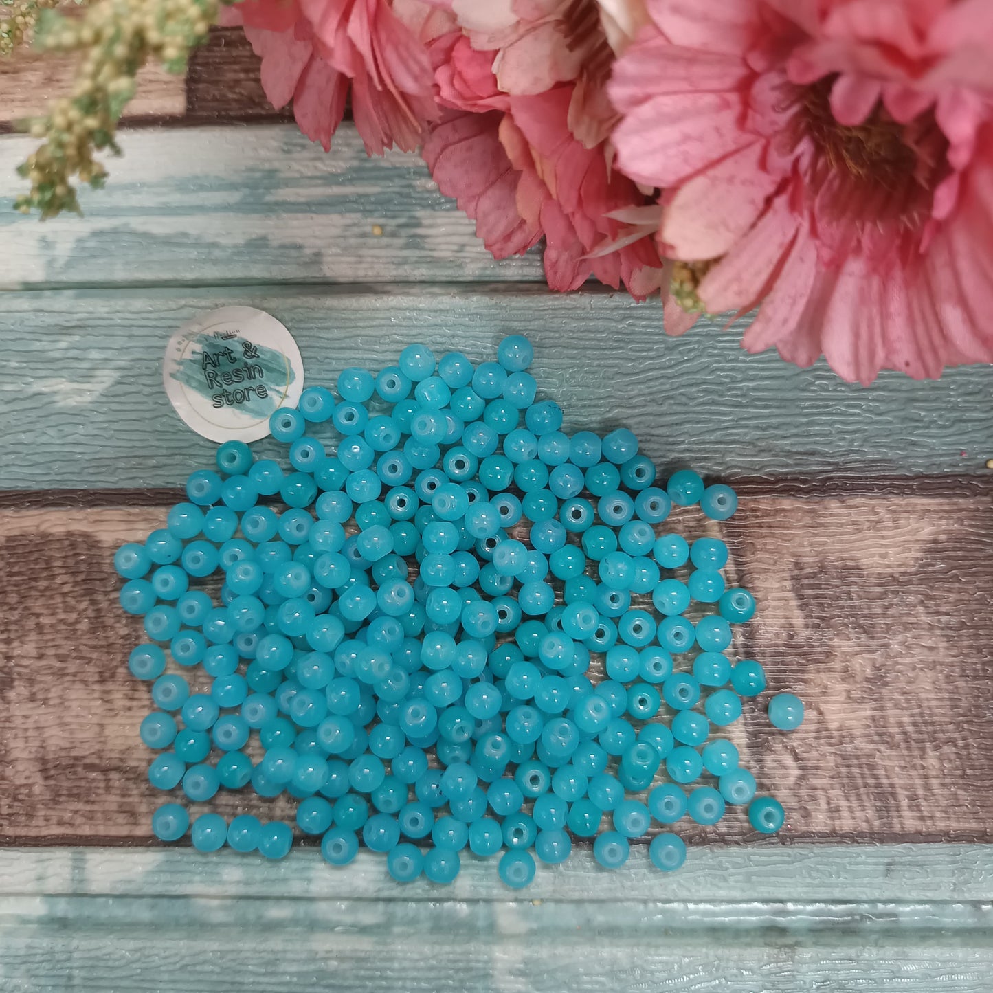 Blue Pearl Beads