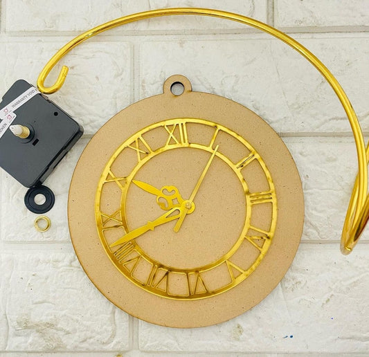 Hanging Roman Dial Table Clock Set