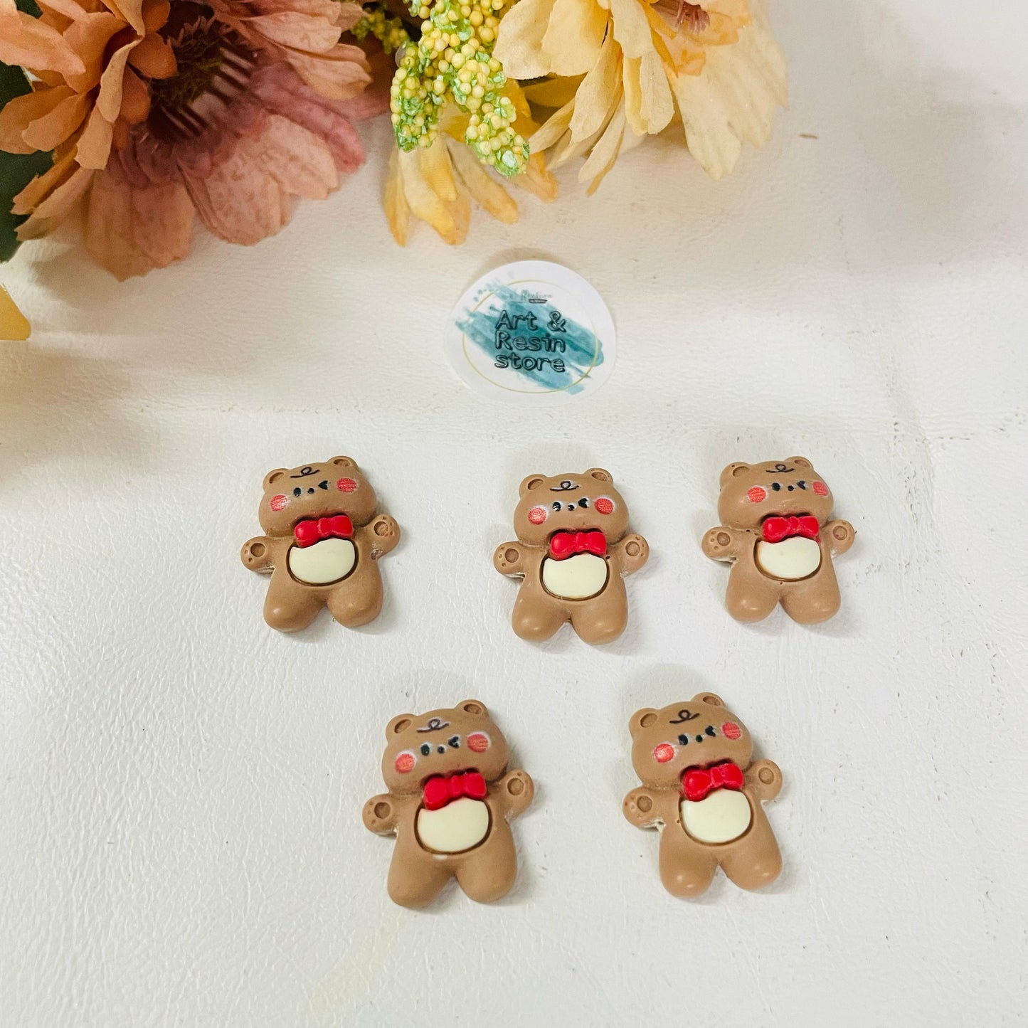 Teddy Bear Resin Charm