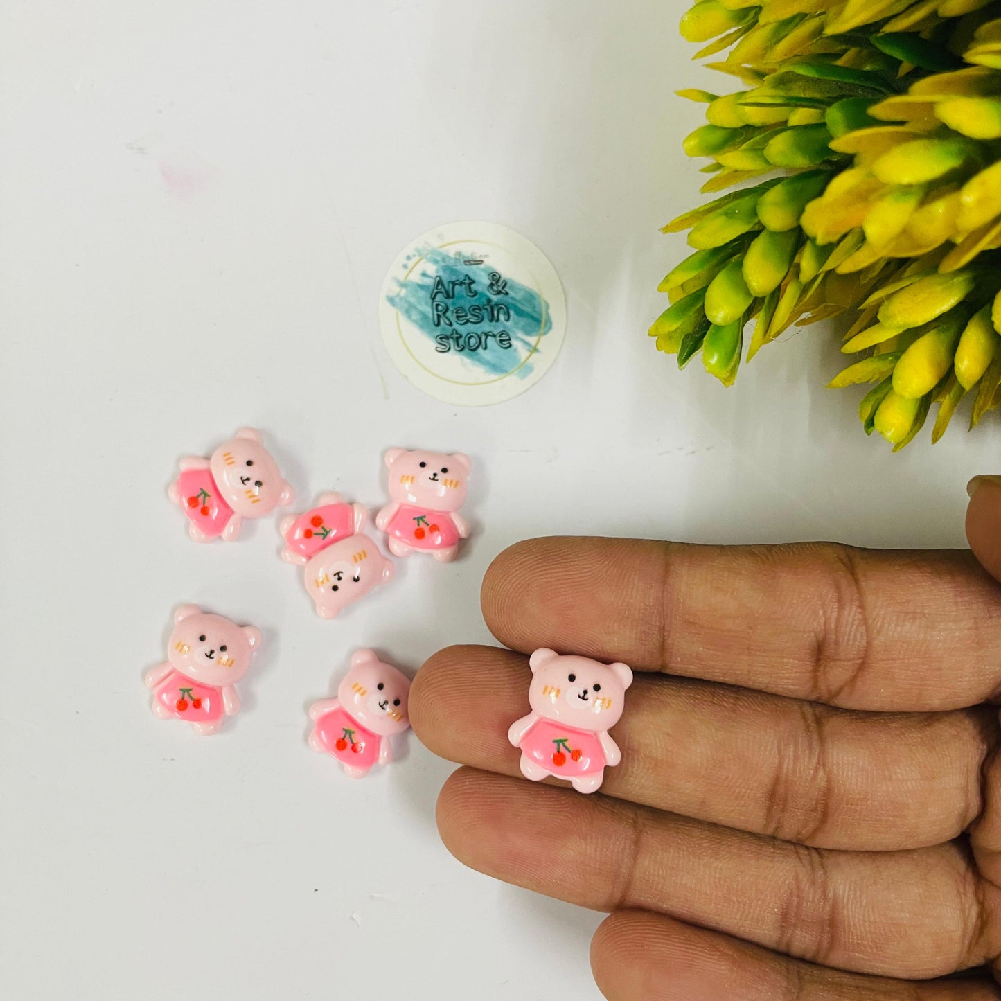 Teddy Resin Charms